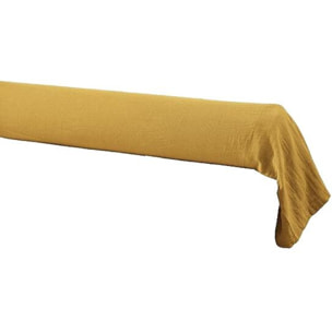 Taie De Traversin 85x185cm 100% gaze De Coton Safran