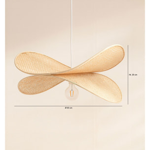 Suspension aérienne en bambou d60cm LUCIOLE