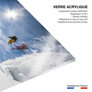 Tableau sport Jumping ski Tableau plexiglas