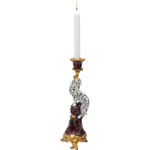 Bougeoir léopard 33cm Kare Design