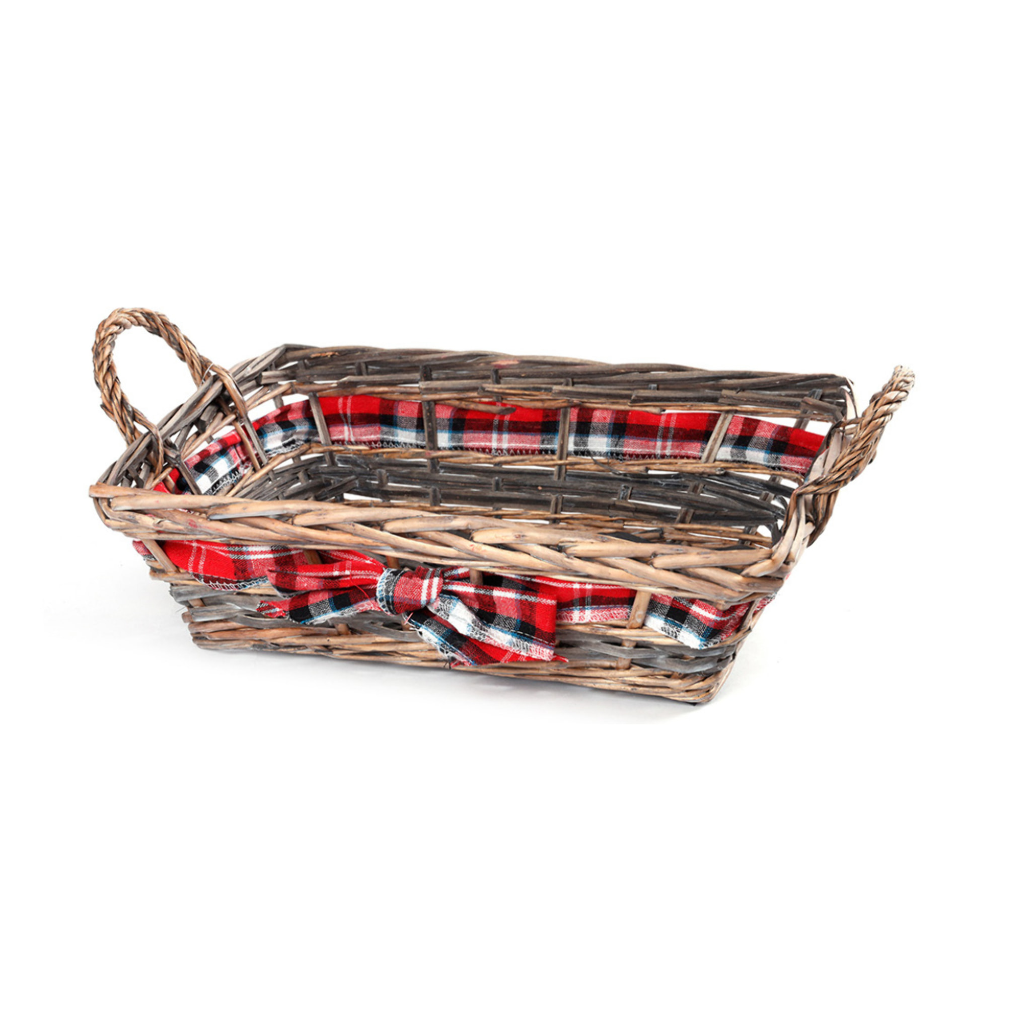 Cesta Natalizia Cestino Decorativo Per Regali Modello Kalmar