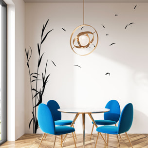 Stickers muraux | Sticker Mural Autocollant - NATURE HERBES HAUTES - adhésifs fond transparent