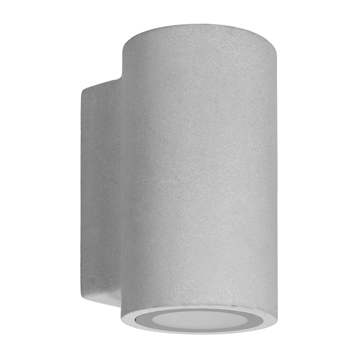FORLIGHT Aplique de pared exteropr Rem acabado cemento IP44 8W 11 x 20 x 13cm