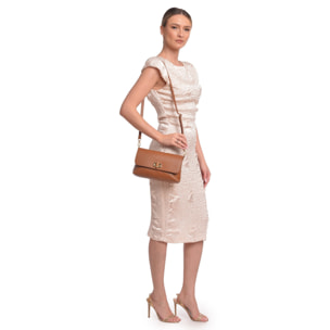 Borsa a tracolla Anna Luchini Cammello