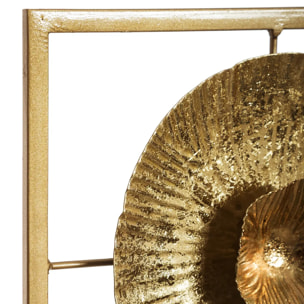 Déco murale métal doré 25x61cm