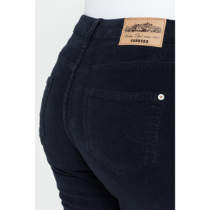 PANTALONE 5 TASCHE MOD. 752 IN VELLUTO STRETCH