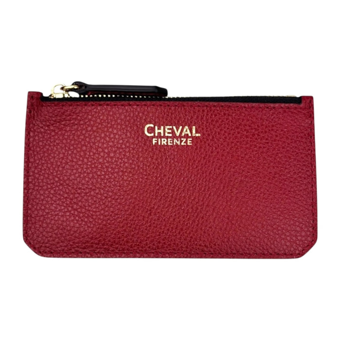 Monedero y tarjetero Cheval Firenze Rojo Oscuro