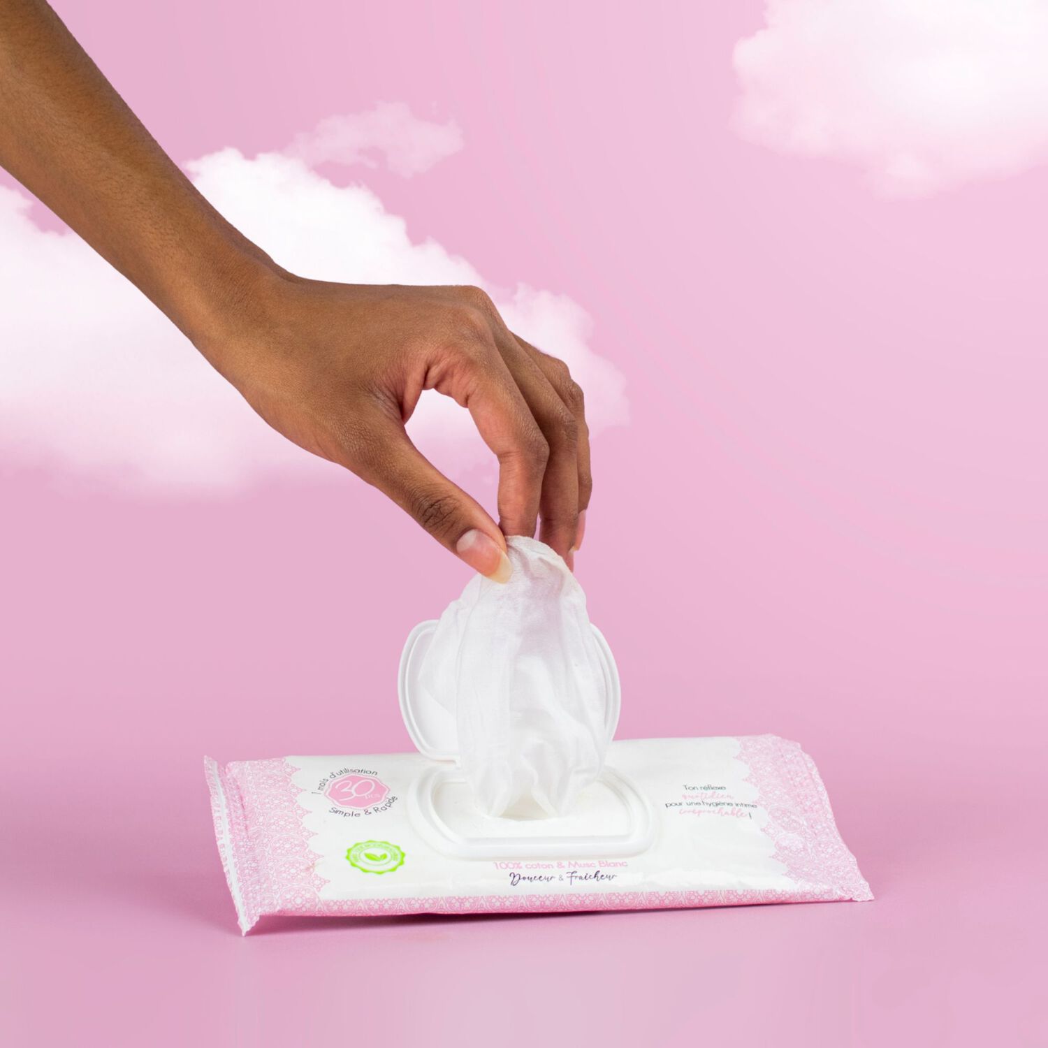 Musc Blanc - Lingettes Intime 30 unités
