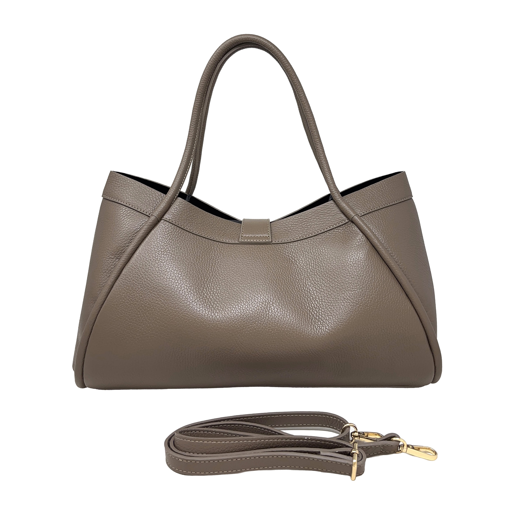 Borsa a Mano Elegante da Donna in Pelle Martellata