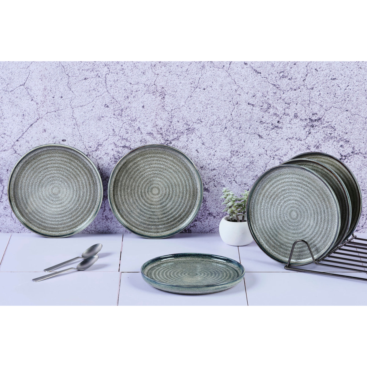 Assiette ZEN Ø17cm - 6 pièces - Natural