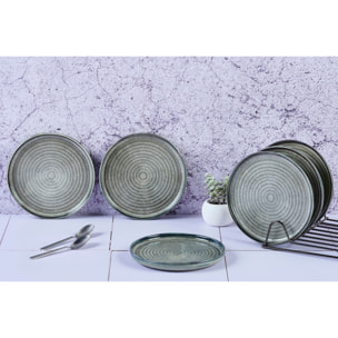 Assiette ZEN Ø17cm - 6 pièces - Natural