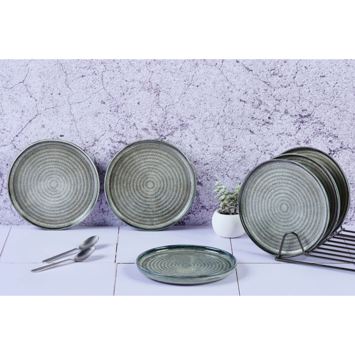 Assiette ZEN Ø17cm - 6 pièces - Natural