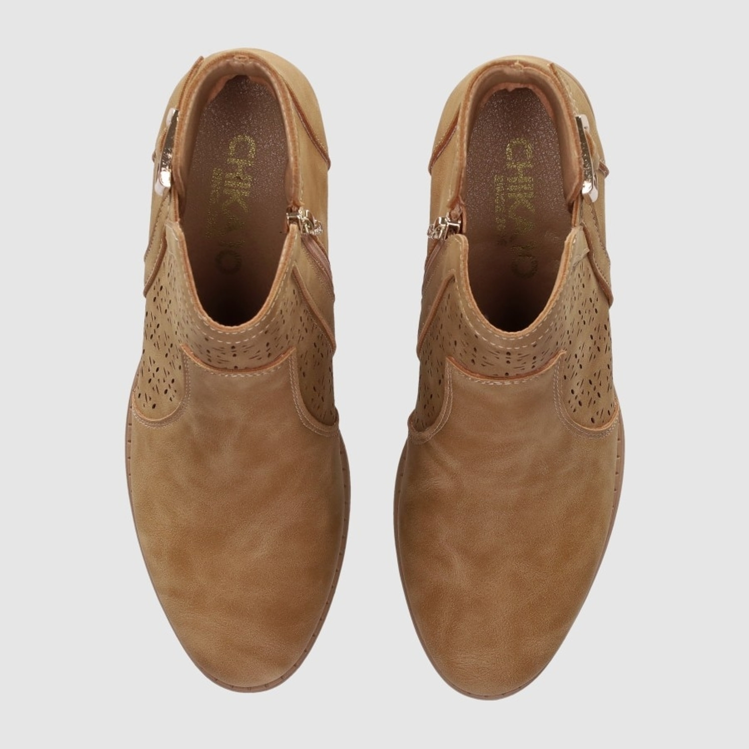 Botines - Cuero - Tacón: 3 cm