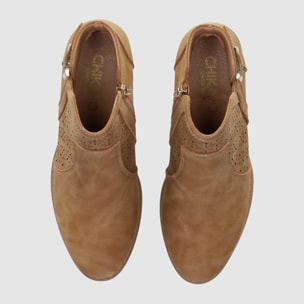 Botines - Cuero - Tacón: 3 cm