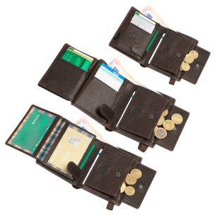 Cartera Hombre Piel Jaslen Hannover Marron