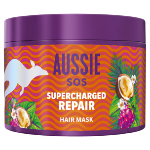 6 Masques Cheveux Réparation 500ml - Aussie