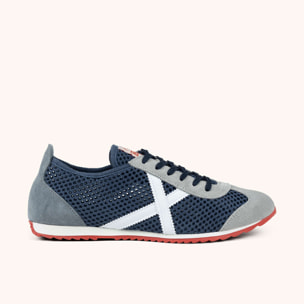 Zapatilla de Rejilla y Serraje Estilo Retro MUNICH OSAKA 582