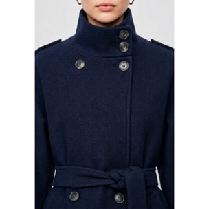Kocca - Cappotto trench da donna doppiopetto con cintura Donna