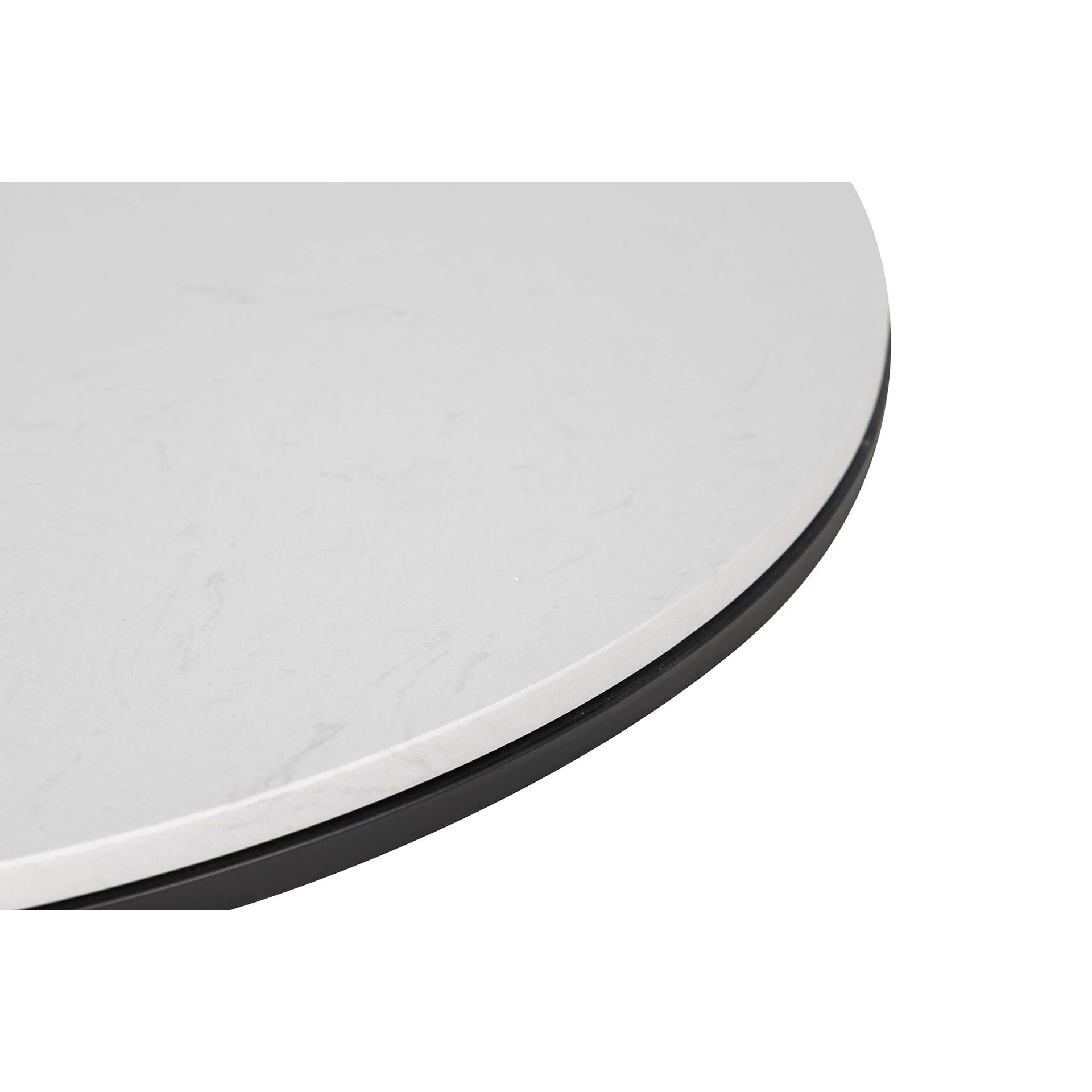 Mesa Metal Mármol Blanco 80x80x75 Cm