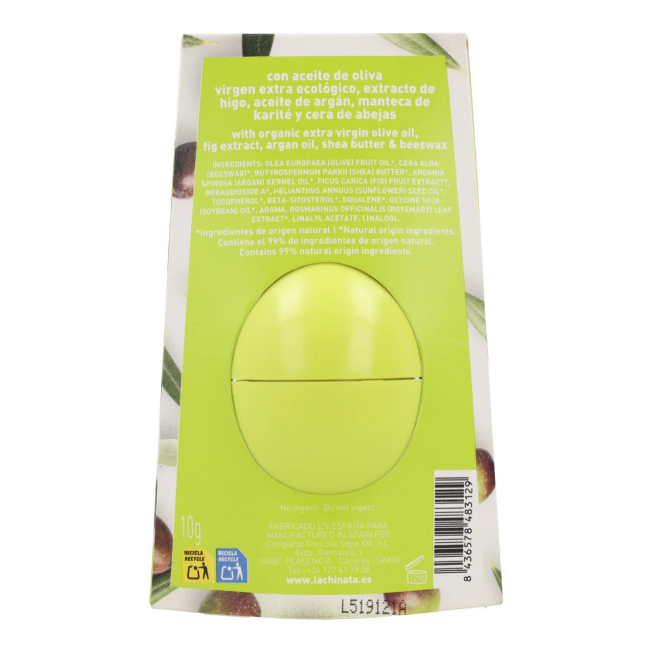 Bálsamo Labial Higo La Chinata 10 ml