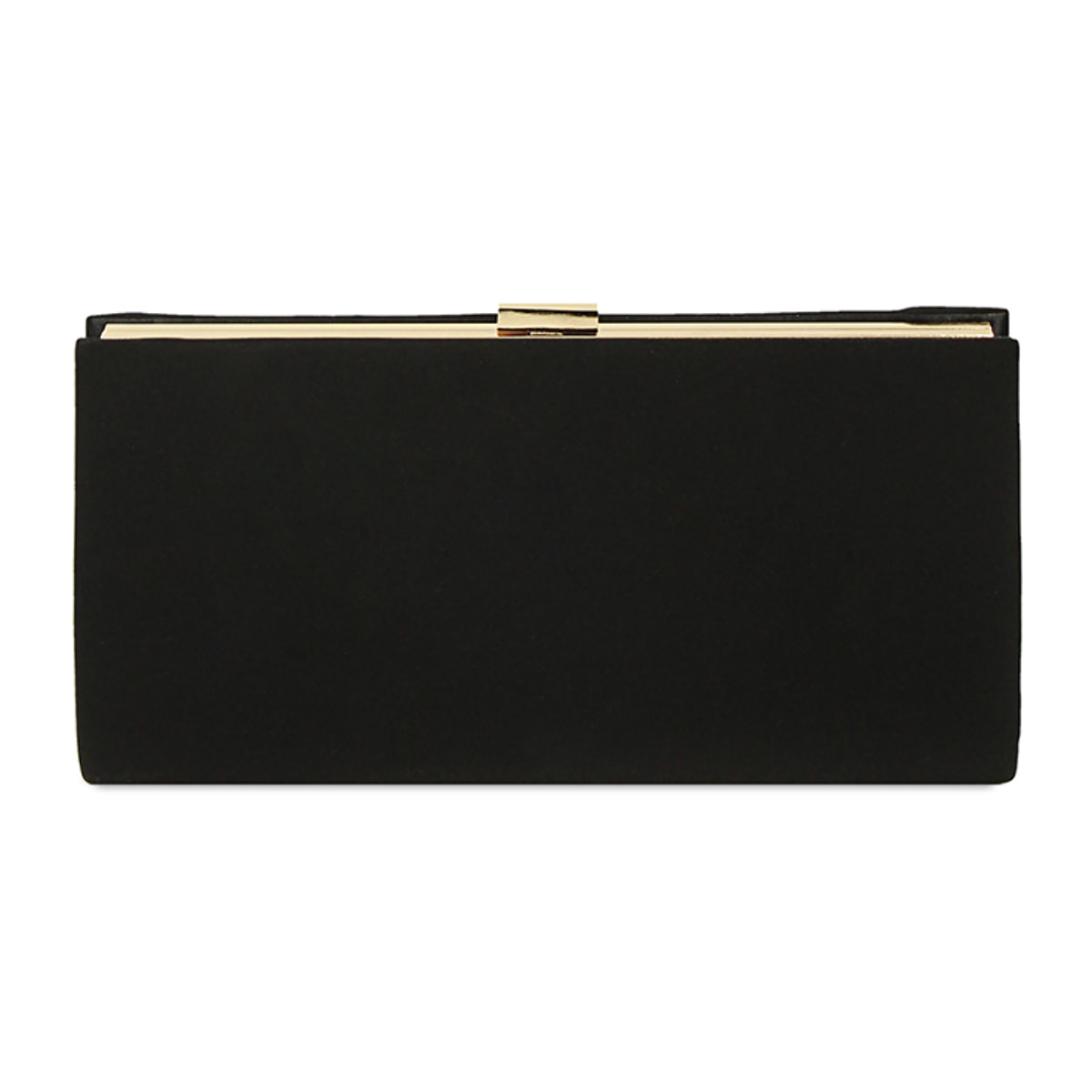 Pochette nera in tessuto