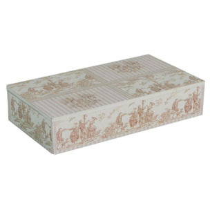 Scatola in legno lilac cm25x14h5,3