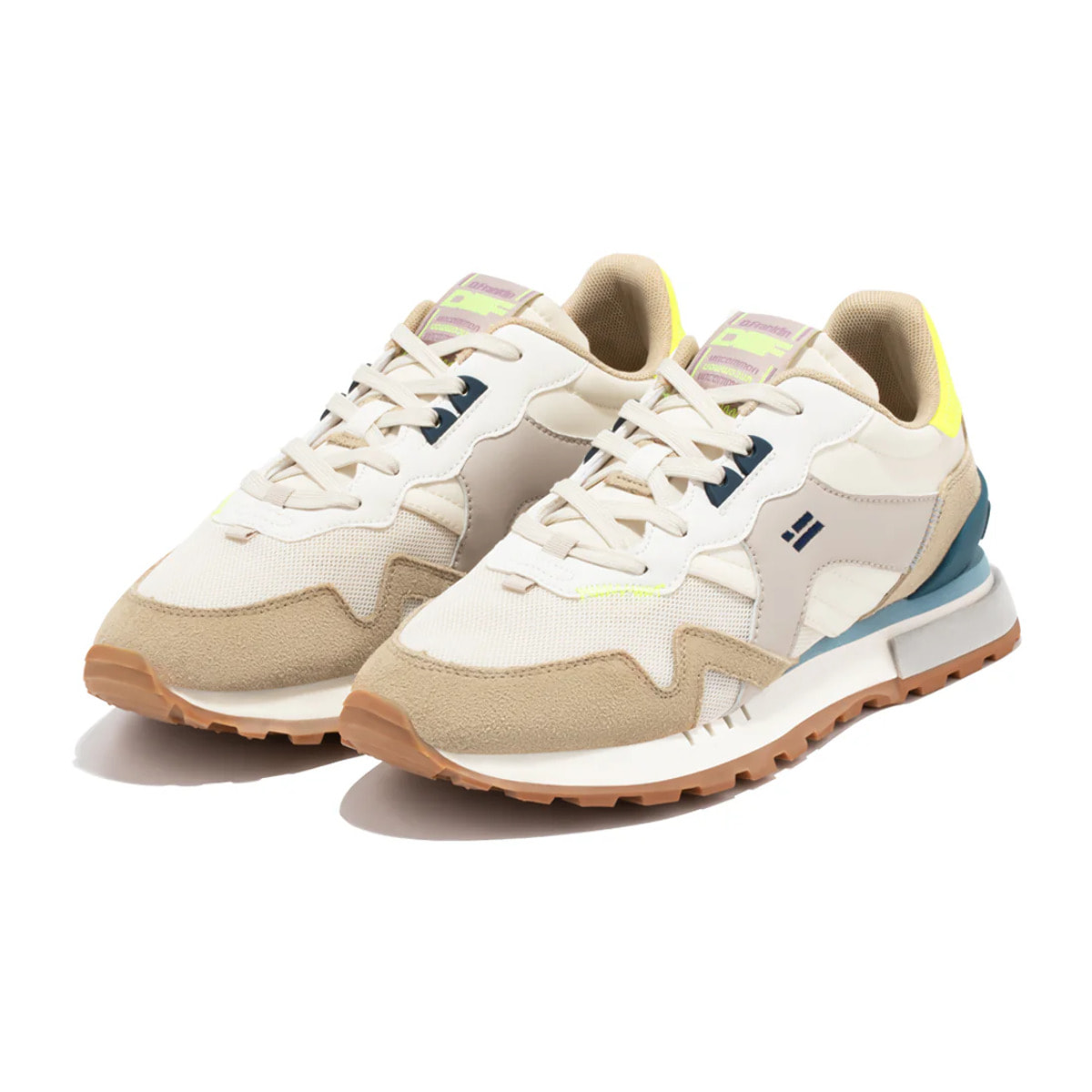 Zapatillas Deportivas Hombre Vibla Zig Patch Beige
