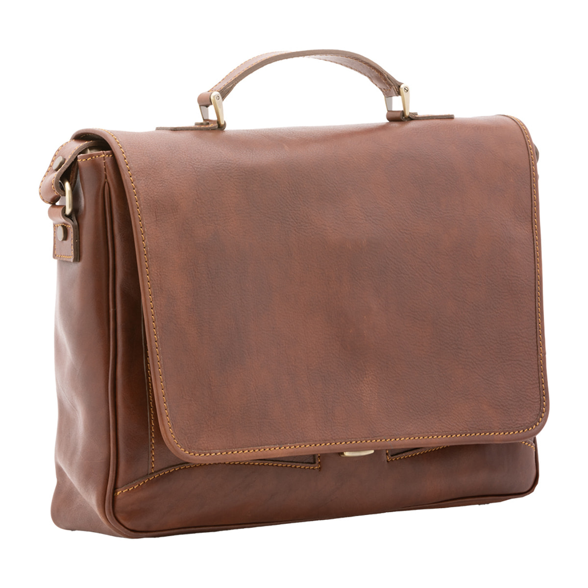 Borsa a mano  unisex In Vera pelle Made in Italy 40x30x9 cm