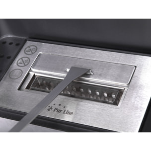 Poêle à l'éthanol en acier carré