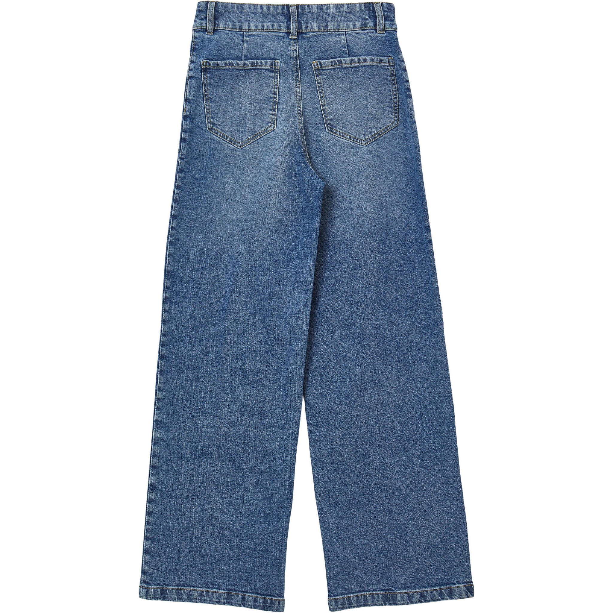 Jeans wide leg vita alta