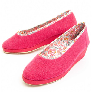 Slippers de Cuña - Rosa - Altura: 4 cm