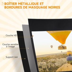 Écran de projection avec support trépied réglable en hauteur home-cinéma vidéo projecteur format 16:9 100 pouces noir