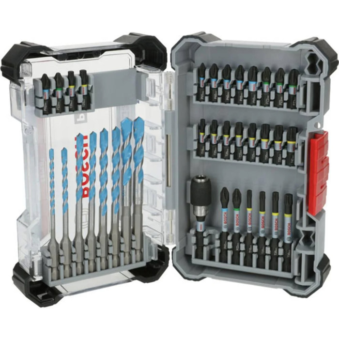 Embouts de vissage PRO impact et SET de forets multi-construction, 35 pcs. - BOSCH - 2608522518