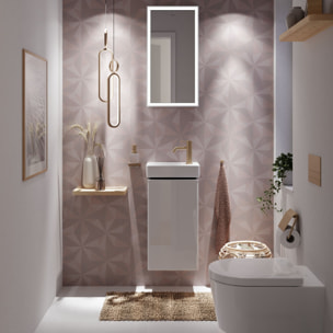 Mitigeur lavabo Tecturis S 80 Ecosmart+ Bronze brossé