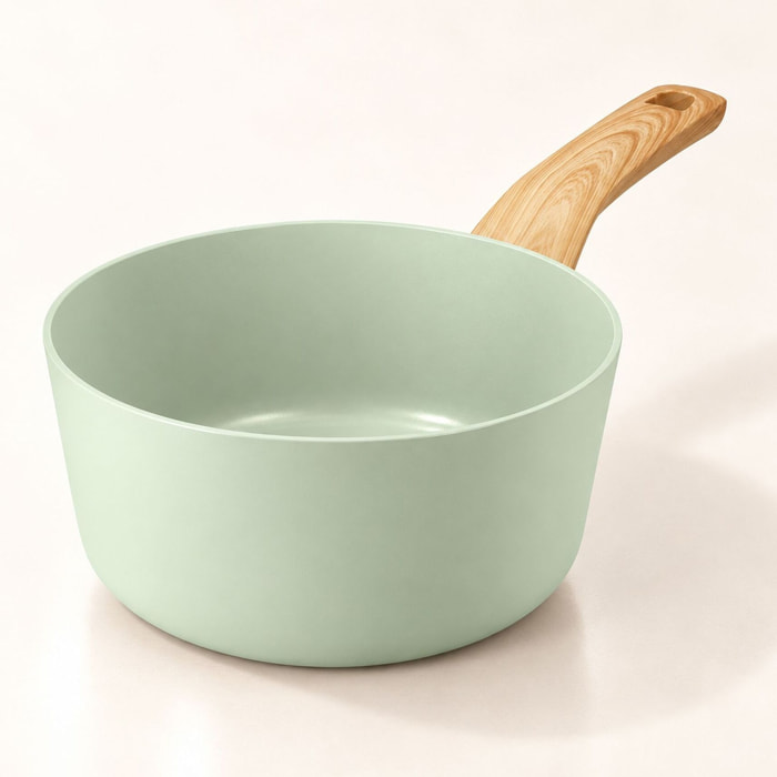 Casserole 18cm avec revêtement céramique céladon - tous feux COLORAMA