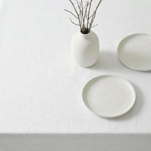 Nappe antitache au toucher tissu imperméable Blanc