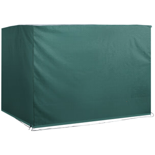 Funda Protectora para Columpio de Jardín de 3 Plazas 215x155x150 cm Impermeable