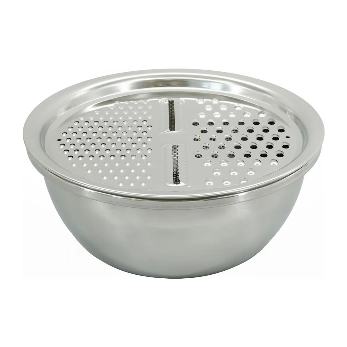 Set 3 en 1 Bol à Mixer, Râpe et Passoire 26 cm Fackelmann