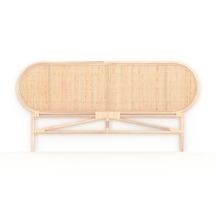 Tête de lit en rotin naturel 160 cm - Navahino