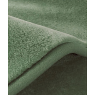 Coperta Plaid Verde Acqua in tinta unita con morbido pile di poliestere