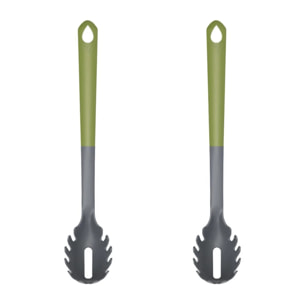 Ensemble de 2 Cuillères à spaghettis avec fonction dosage Fackelmann Gamme Zéro