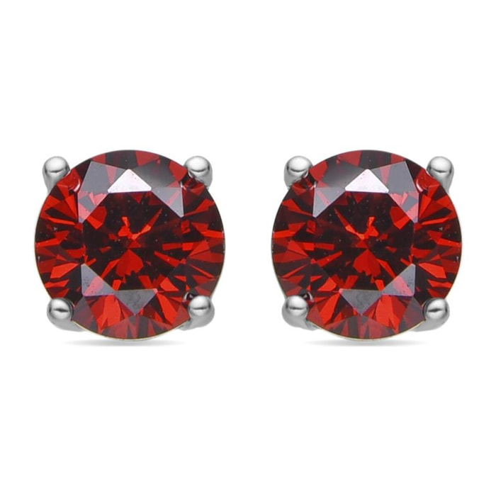 Pendientes Lux by Lux acabadoss en rodio