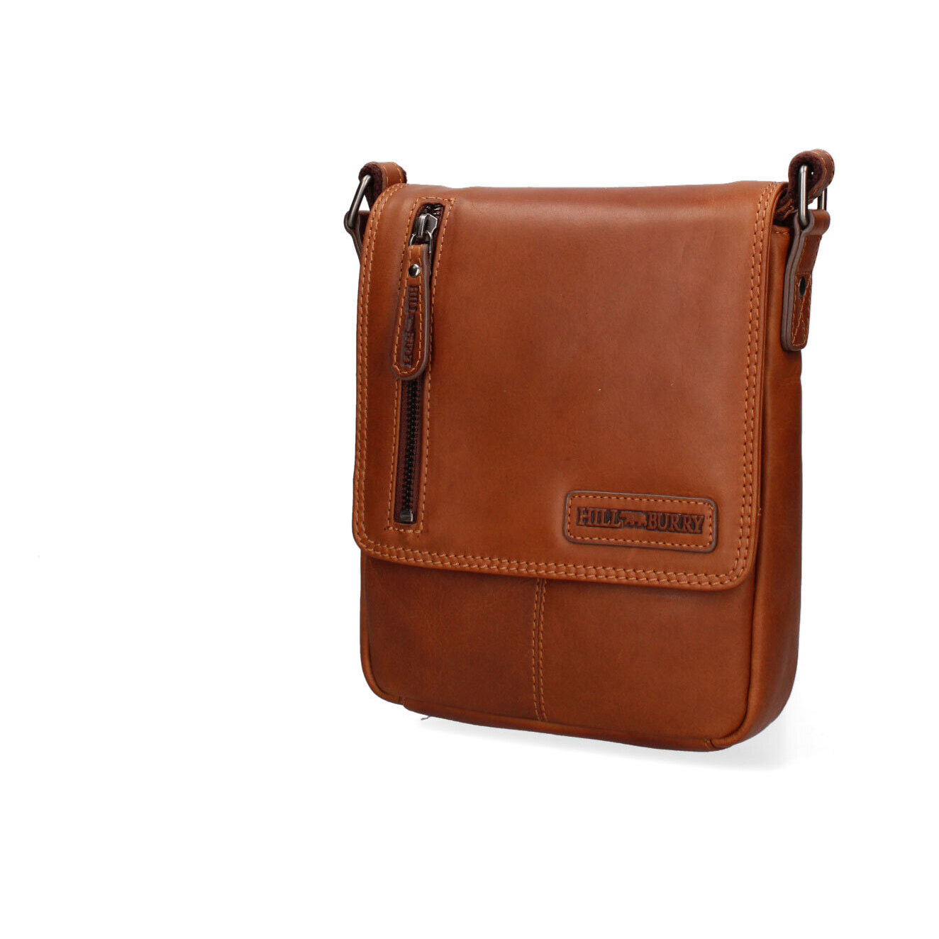 Borsa a tracolla  da uomo In Vera pelle Made in Italy 26x30x8 cm