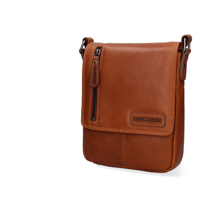 Borsa a tracolla  da uomo In Vera pelle Made in Italy 26x30x8 cm