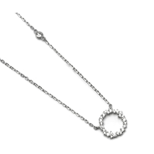 Collar Thilak acabado plata