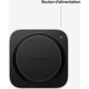 Ordinateur Apple MAC Mini Puce M5 Pro CPU 15 / GPU 16 coeurs / Mémoire RAM 24Go Stockage 512Go SSD Argent