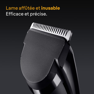 Braun Tondeuse À Cheveux Series 5, + 2 Outils Pour Créer Son Style, Lame Affûtée Et Inusable, 9 Longueurs, HC5510, Noir