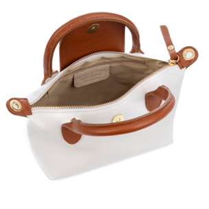 Aurano bolso bandolera tipo Tote mujer. Piel auténtica Dollaro bitono.