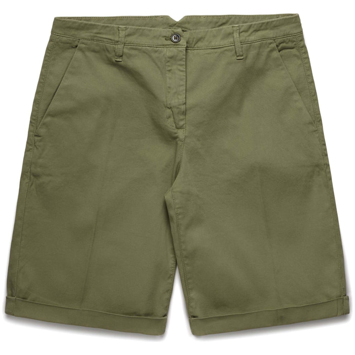 Kappa - Pantaloni Corti Donna Verde - Chrissie