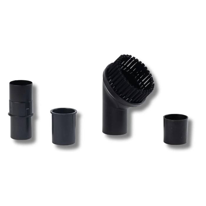 Brosse ronde aspirateur et 3 adaptateurs Top Filter